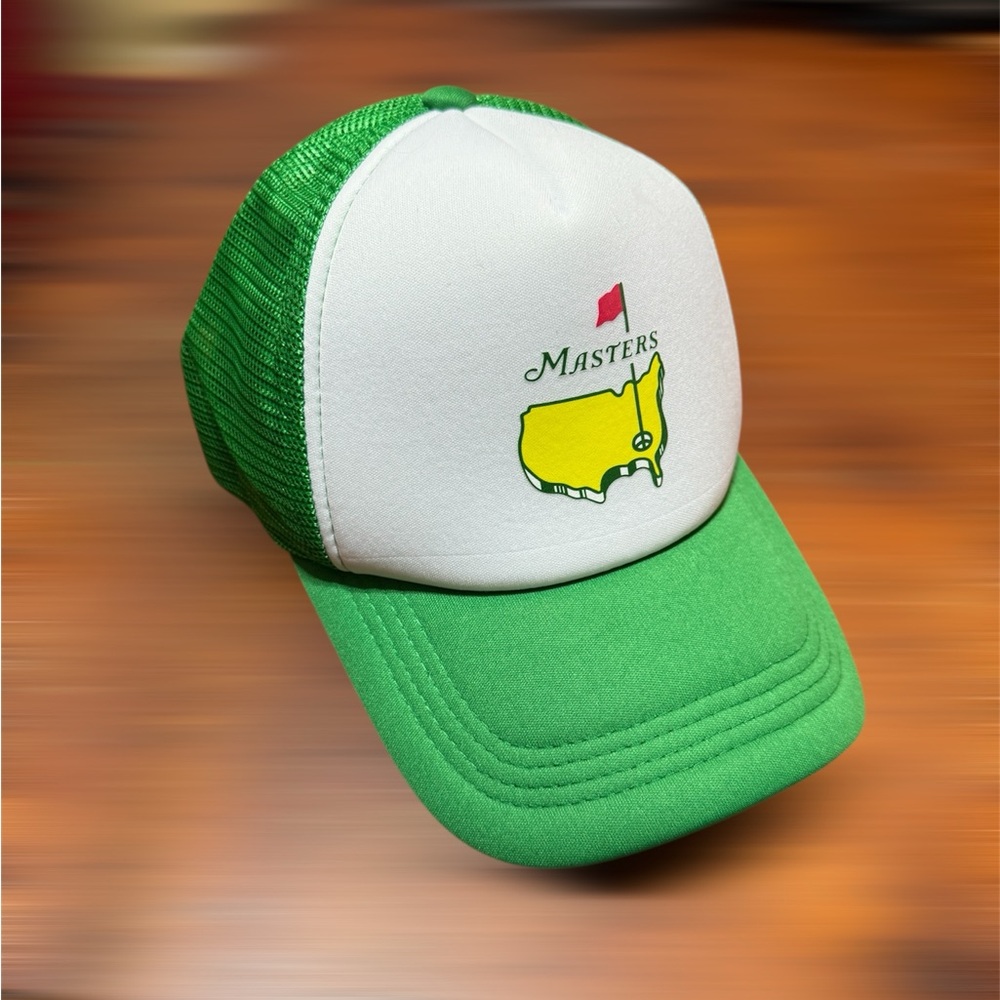 Masters Green and White Trucker Hat-NEW